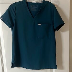 FIGS Women’s V -Neck Scrub Top - Teal